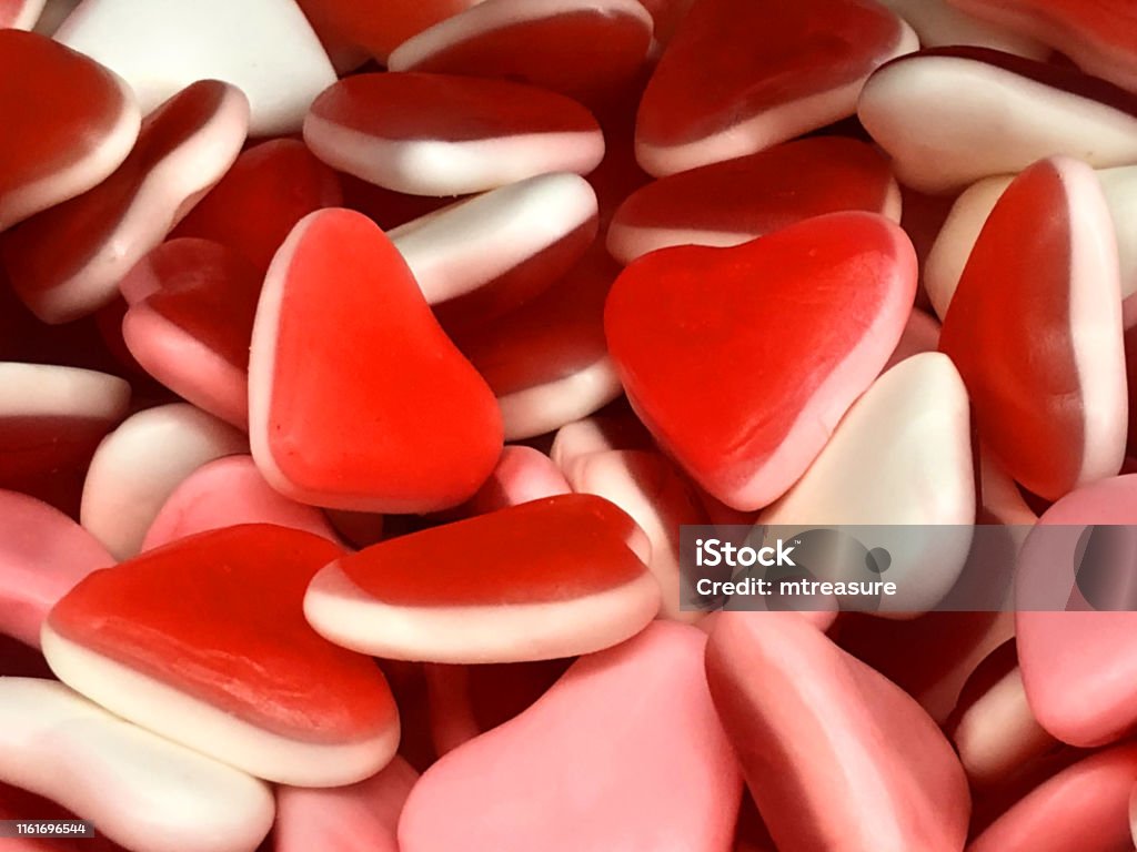 Hình Ảnh Bánh Kẹo Thạch Đậu Yêu Kẹo Tim Được Bán Trong Cửa Hàng ...