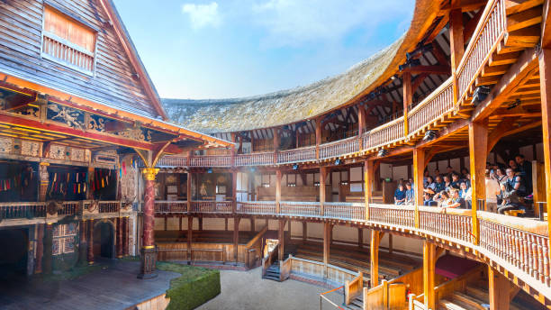 Shakespeare's Globe in London, UK stock photo