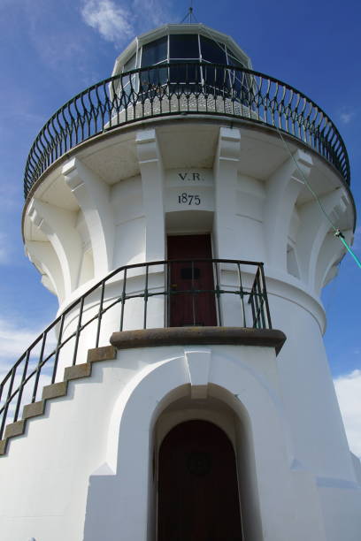 istock Low Angle, Close Up view of a Lighthouse 1161714262