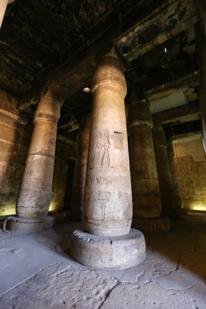 istock Columns in Abydos Temple, Madfuna, Egypt 1161714346