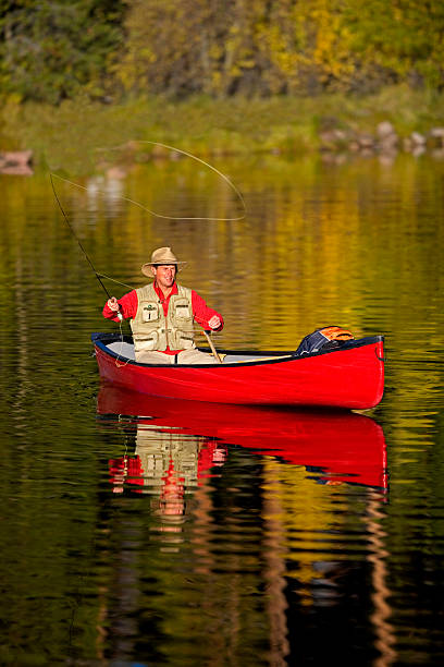 istock Fly Fishing From a Canoe in Colorado 116171598
