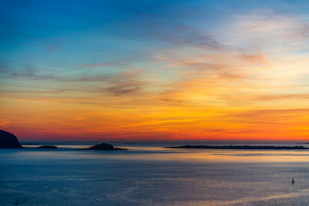 istock sunset aerial view over Alesund 1161717232
