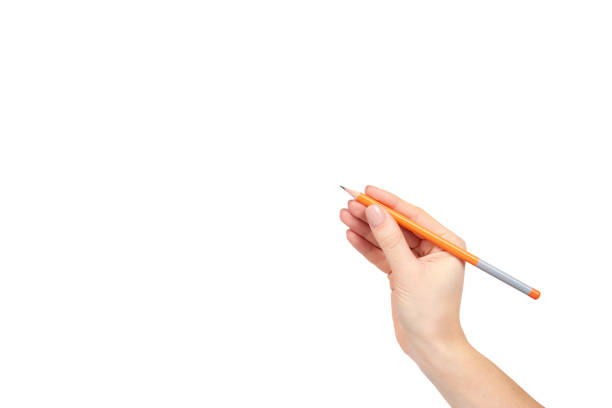 istock Hand with pencil, drawing or writinng gesture. 1161717249