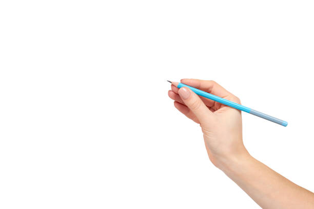 istock Hand with pencil, drawing or writinng gesture. 1161717565