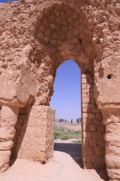 istock Ancient ruined mud castle in Shiraz mountains, Iran 1161719596