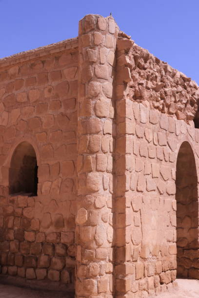 istock Ancient ruined mud castle in Shiraz mountains, Iran 1161723722
