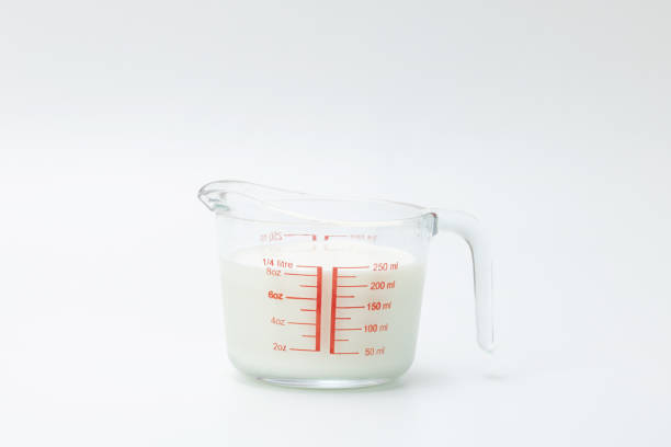 istock milk in glass measuring cup on white background 1161724089