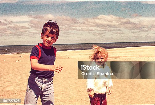 istock Cold day at the beach 1161727825