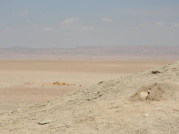istock Chott el Djerid, also spelled Sciott Gerid and Shott el Jerid, is a large endorheic salt lake in southern Tunisia. 1161729164