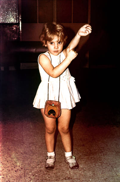 Vintage cute little girl