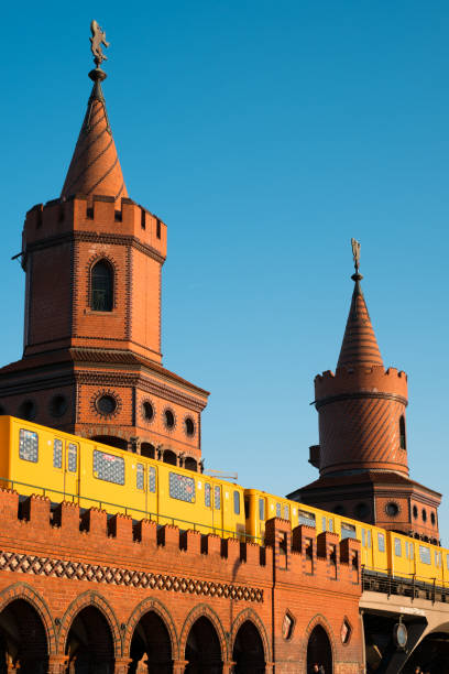 istock Berlin Oberbaum Bridge and metro train - Oberbaumbruecke, Berlin Kreuzberg - 1161734016