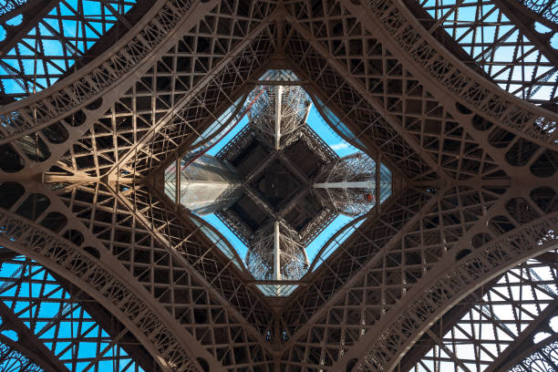 istock The Eiffel Tower in Paris shot against the sky. 1161740330