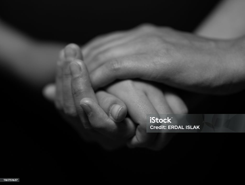 hold hands hold hands daughter and mother Adult Stock Photo