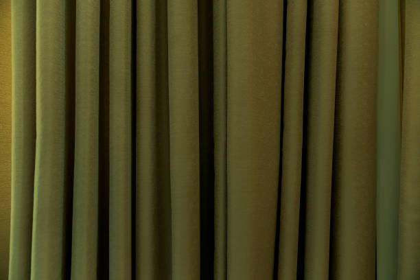 istock beige color curtain house design concept 1161754043