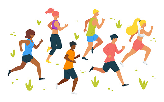 Distributed Training Cartoon Group Training Program Club Cartoon Vector Concept Stock Illustration ...