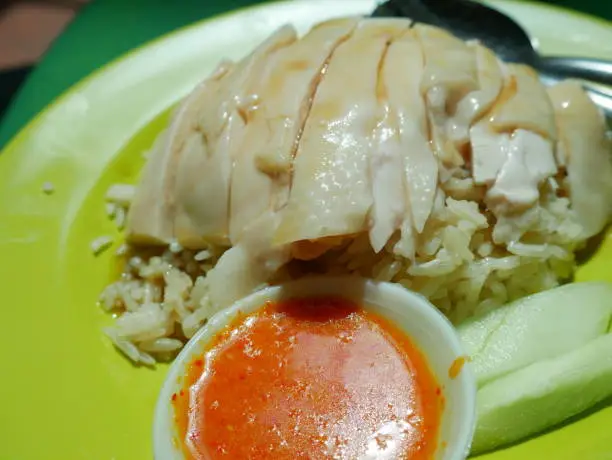 Photo of Hainan, chicken rice, Street Food, Singapore