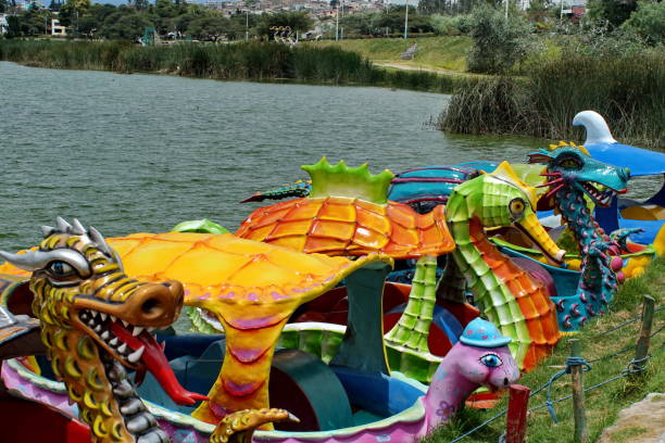 istock Colorful paddle boats 1161758062