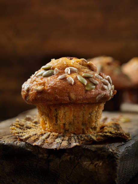 istock Trail Mix Carrot Muffin with Nuts and Seeds 1161759090