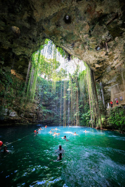 istock Amazing Ik-Kil Cenote near Chichen Itza, Mexico 1161760145