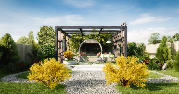 istock Relaxing Exterior Garden 1161763108