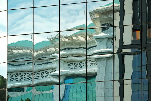 istock Malaysian architecture in the mirror 1161765908