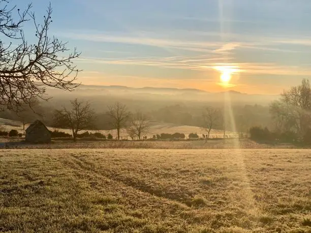 Photo of Sunrise in winter