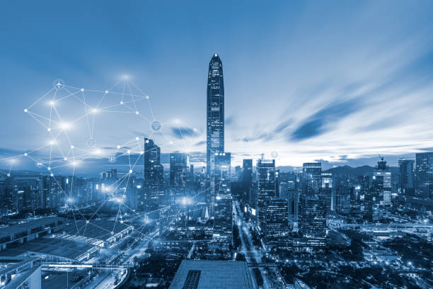 istock Shenzhen Urban Architecture Cluster and Big Data Concept 1161770904