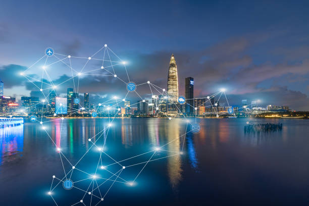 istock Shenzhen Urban Architecture Cluster and Big Data Concept 1161771574