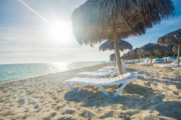 Varadero Beach, perfect destination in the Caribbeans stock photo