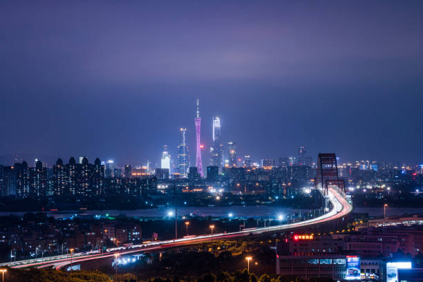 istock Night view of Guangzhou 1161781266