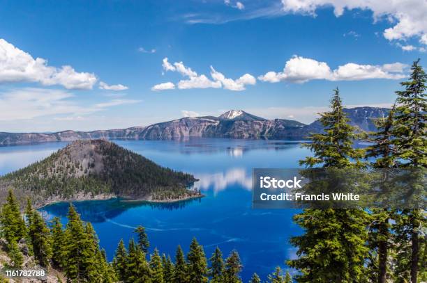 Crater Lake With Blue Water Stock Photo - Download Image Now - Crater Lake National Park, Crater Lake - Oregon, Oregon - US State