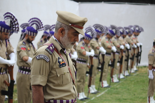 Soldiers at the changing of the guard ceremony in Anıtkabir, Turkey