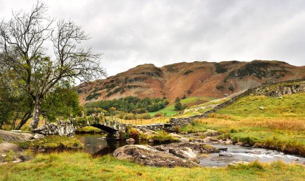 istock The old packhorse bridge over Greenburn Beck 1161789412