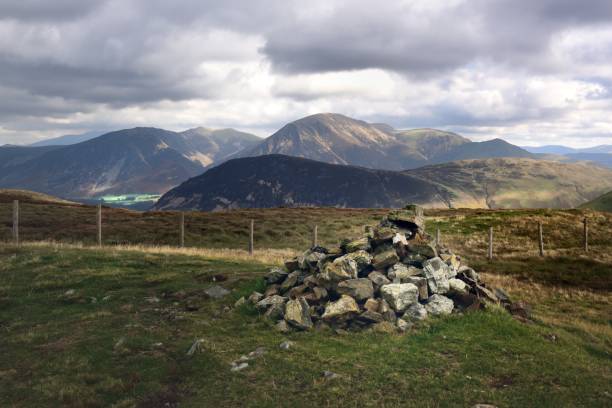 istock Autumn sunlight on the Cumbrian Mountains 1161790252