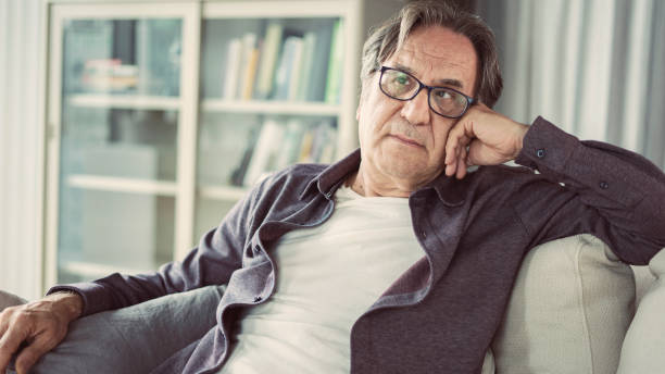 istock Portrait of thoughtful senior man 1161792449
