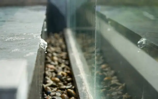 Photo of Water fall off pool in stop motion