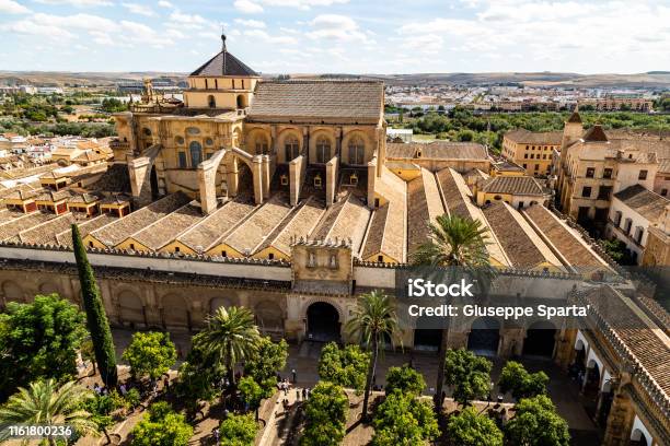 View Of Mezquita Catedral De Cordoba From The Bell Tower The Former Minaret Of The Moorish Mosque Cordoba Andalucia South Of Spain The Cathedral Is A Unesco World Heritage Site Stock Photo - Download Image Now