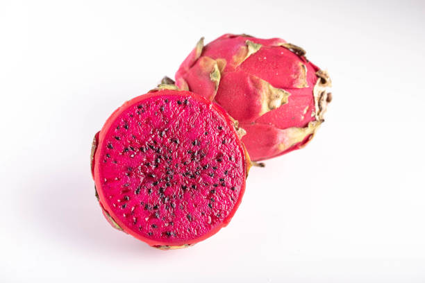 istock red dragon fruite on white background 1161805853