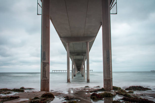 istock Underneath a Pier in the Ocean 1161807641