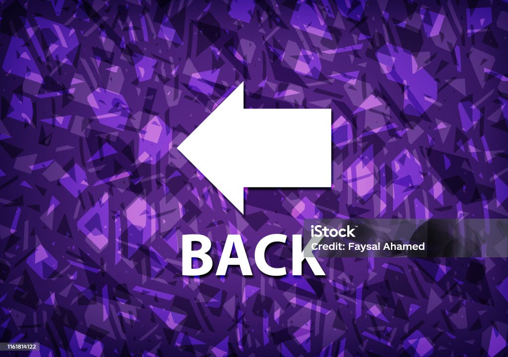 Purple Back Vector Back Purple Background Stock Illustration - Download Image Now - Arrow ...