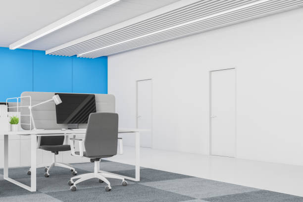 istock Corner of manager office interior 1161827451