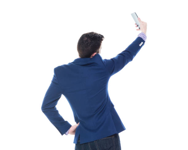 istock Handsome businessman taking a selfie 1161827598
