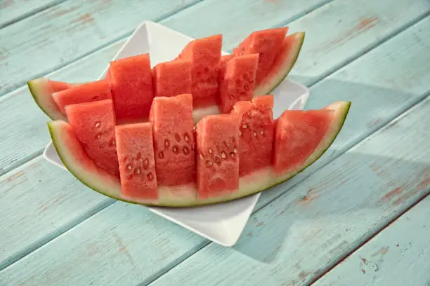 Photo of Watermelon boat for fourth of July