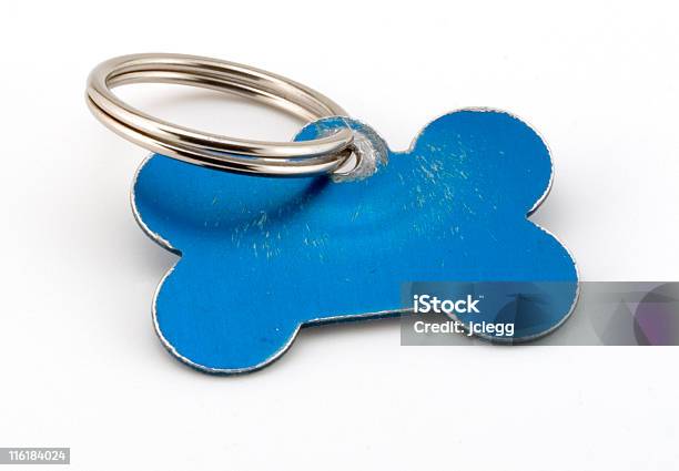 Blank Pet Id Tag Stock Photo - Download Image Now - Pet Collar, Cut Out, White Background