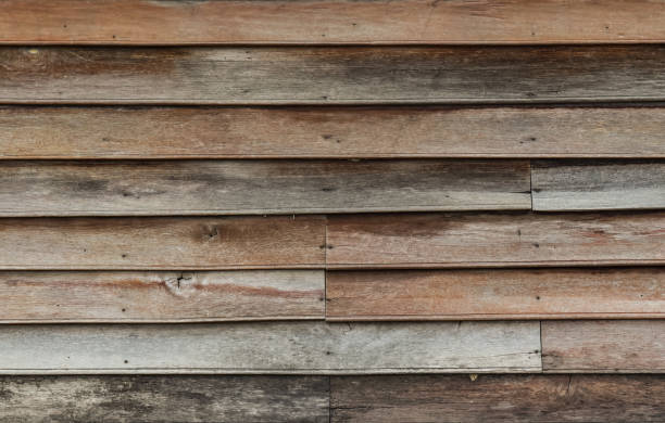 istock Dark wooden plank wall texture. Grunge wood planks pattern for background. 1161852007
