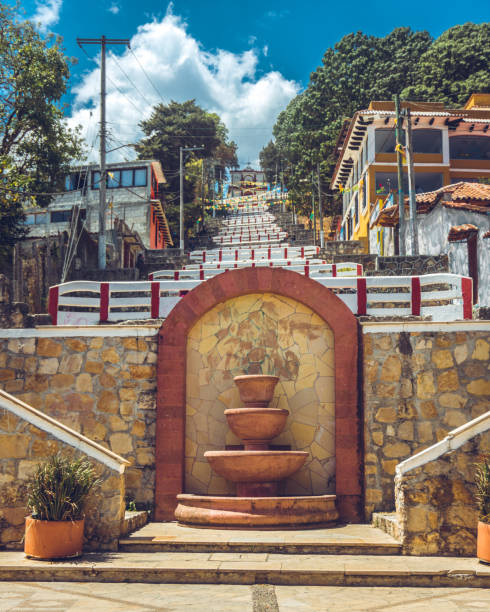 istock Stairs to iglesia de San Cristobal 1161857653