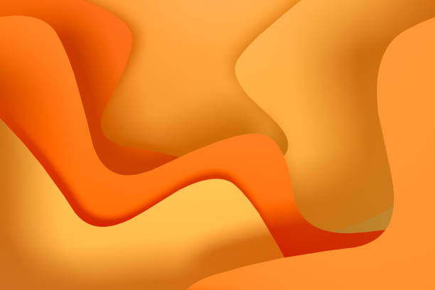 istock 3d rendering curve paper background, colorful background. 1161859402