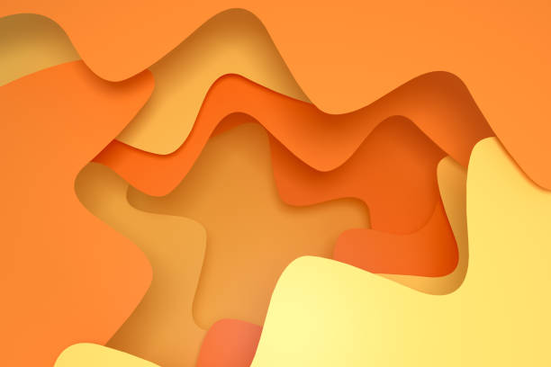 istock 3d rendering curve paper background, colorful background. 1161859424
