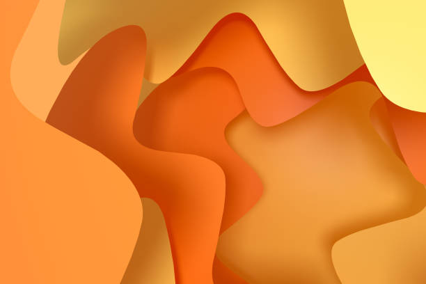 istock 3d rendering curve paper background, colorful background. 1161859427