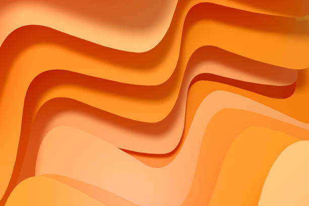 istock 3d rendering curve paper background, colorful background. 1161859433